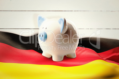 Composite image of piggy bank Composite image of piggy bank