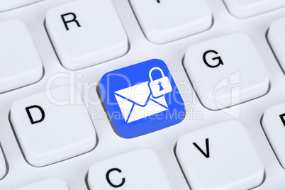 Verschlüsselte sichere E-Mail senden im Internet
