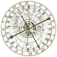 Metal Astronomical Clock