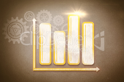 Composite image of bar chart