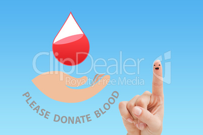 Composite image of blood donation Composite image of blood donation