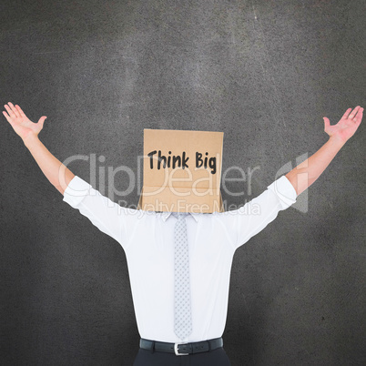 Composite image of anonymous cheering businessman Composite image of anonymous cheering businessman