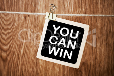 You Can Win