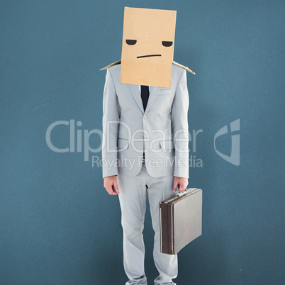 Composite image of anonymous businessman