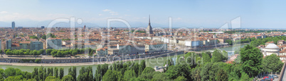 Aerial view of Turin