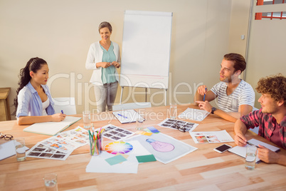 Creative businesswoman in meeting