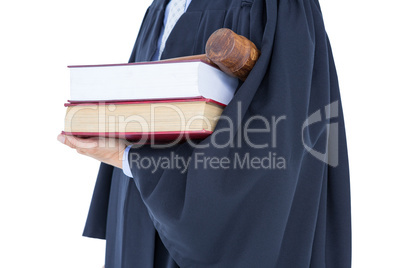 lawyer holding scales of justice