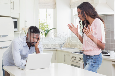 Couple having an argument