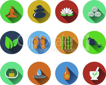 Set of spa icons