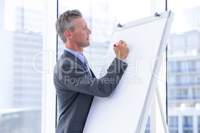 businessman write on whiteboard businessman write on whiteboard