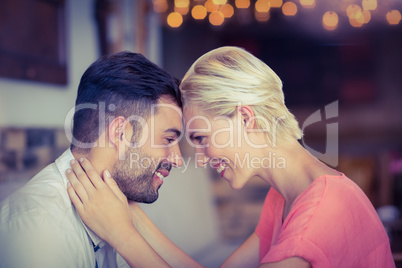 Couple taking a cup of coffee