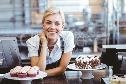 Happy pretty blonde