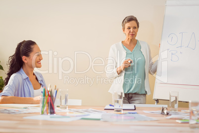 Creative businesswoman in meeting
