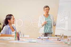 Creative businesswoman in meeting