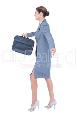 Businesswoman with high heels