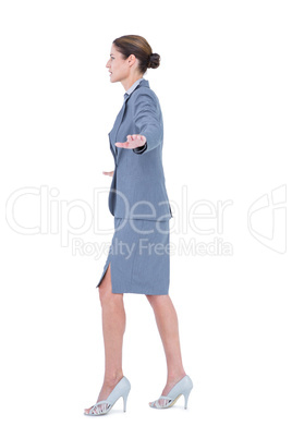 Businesswoman with high heels