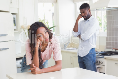 Couple having an argument