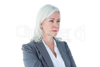 Confident businesswoman arms crossed