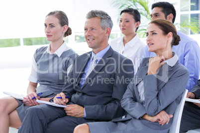 Business team during a meeting