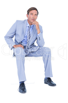 Businessman sitting