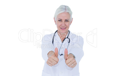 Smiling  doctor with stethoscope