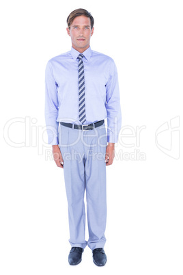 Standing businessman