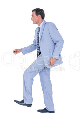 Standing businessman