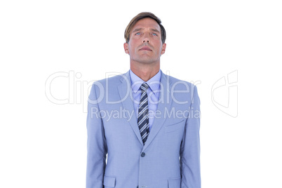 Standing businessman