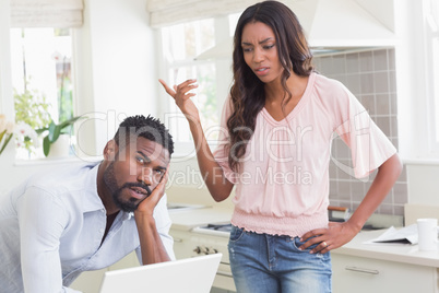 Couple having an argument