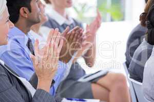 Business team having a meeting