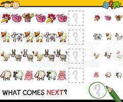 education game with farm animals