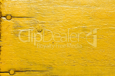 Painted yellow wooden desk