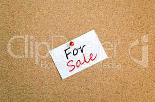 Sticky Note For Sale Concept
