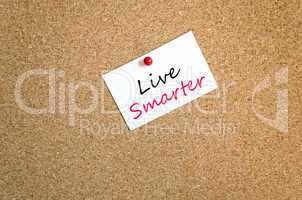 Sticky Note Live Smarter Concept