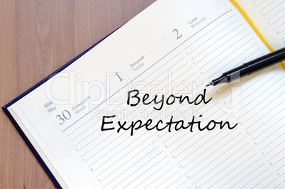Beyong expectation concept