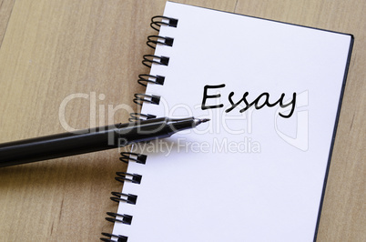 Essay Concept Notepad