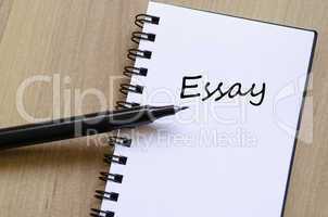 Essay Concept Notepad