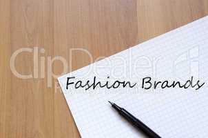 Fashion brands concept