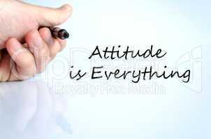Attitude is Everything Concept
