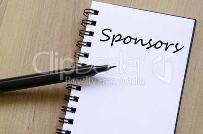 Sponsors Concept Notepad