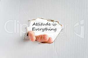 Attitude is Everything Concept