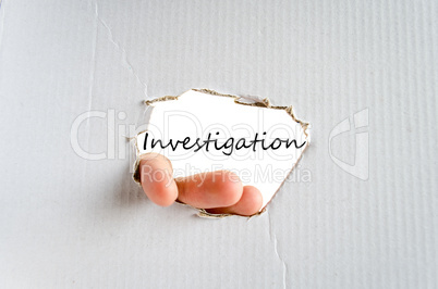 Investigation Concept