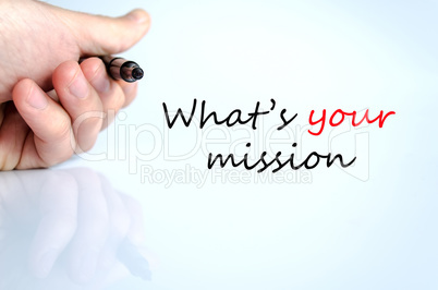 What's your mission concept