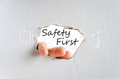 Safety First concept