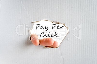 Pay per click concept