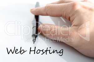 Web Hosting concept