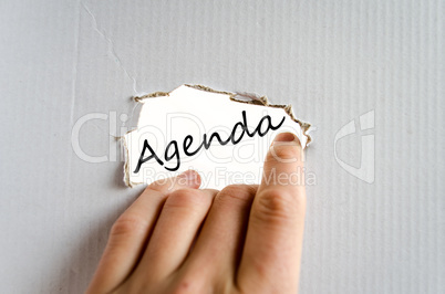 Agenda concept