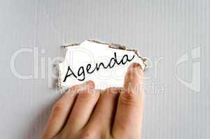 Agenda concept