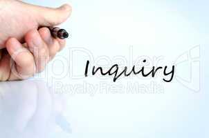 Inquiry concept