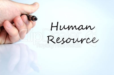 Human resource concept